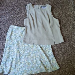 Skirt and top